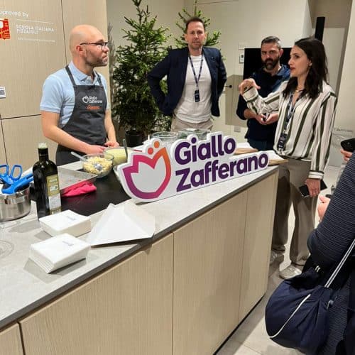 Evento da Scuola Italiana Pizzaioli na Swedish Home by Electrolux em Milão